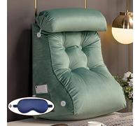XIBANY Reading Pillow,Wedge Pillow,Lumbar Support Cushion,Backrest Pillow For Bed/Sofa,Perfect For Back Support While Relaxing,Sitting,Gaming,Reading,or Watching TV