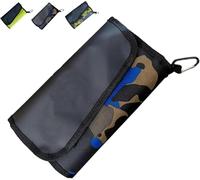 XIBDGNTNE Portable Fishing Lure Multi-Layer Storage Bag with Buckle,Multifunctional Waterproof Fishing Tackle Bag,for Fish Hooks, Sinkers, and Waterproof Fishing Lure Reel
