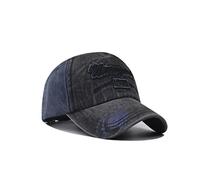 XibeiTrade Vintage New York Shark Cotton Baseball Cap Retro Women Men Sports Outdoor Casual Daily Sun Hat (Black)