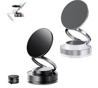 XIBHDN Vipbugo Phone Holder, Upgraded Vipbu Phone Mount, 360° Adjustable Vacuum Magnetic Phone Holder, 3-Axis Adjustable Flexible with Suction Cup for Car/Home/Office Ready (2pcs-Mix)