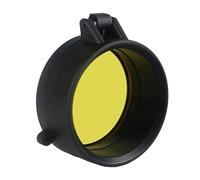XIBIO 1pc 30-69MM Transparent Rifle Scope Lens Cover Flip Up Quick Spring Protection Cap Yellow Objective Lense Lid For Hunting RL37-0073 (Color : 45mm)