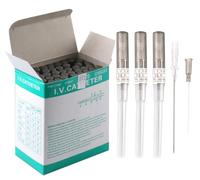 Xiboya textile Pack of 50 Catheter Piercing Needles Tattoo Piercings Tool (16G)