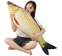 XICHEN 3D Giant Soft Fish Cushion Pillow Carp Plush Pillow Stuffed Toy Throw Pillows for Home Decoration Gift Kids Plush Stuffed Animal Toy (31inch/ 78cm)