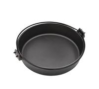 XICHENGSHIDAI Cast Iron Sukiyaki Pot, Shabu Shabu Pan Nabe Sukiyaki Hot Pot - 2L