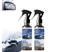 XiChiu Car Windshield Snow Melting Coating Spray,De-icer Spray for Car Windshield,Windshield De-icer Spray,Multi-Purpose Car Window Remover Snows Spray,Effectively Quickly Snow Melting (2 Pcs)