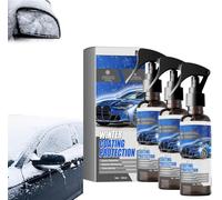 XiChiu Car Windshield Snow Melting Coating Spray,De-icer Spray for Car Windshield,Windshield De-icer Spray,Multi-Purpose Car Window Remover Snows Spray,Effectively Quickly Snow Melting (3 Pcs)