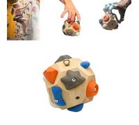 XiChiu Handcrafted Boulder Block- Build Strength and Precision,3D Climbing Ball,Rock Climbing Training Balls,Finger Training Tool for Climbers,Anywhere to Simulate Rock Climbing (1 Pcs)