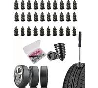 XiChiu Vacuum Tire Mending Nail,Tire Repair Rubber Nail Kit,Self-Service Tire Repair Nail,Self Sealing Rubber Nail Plugs,Works on Cars Motorcycles Truck (30 Pcs, L)