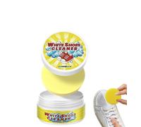 XiChiu White Shoes Cleaner,All-Purpose Rinse-Free White Shoe Cleaner Cream with Sponge,Multi Functional Cleaning Creams,Whites Shoe Cleaning Creams,No Water Needed (1 Pcs)