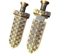 xichuangyuXCY Metal USB Flash Drive Ancient Chinese Bronze Fish Intestines Sword Shape USB 2.0 PenDrive (Bronze Sword 128GB)