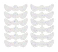 Xiciki 12Pcs Glitter Face Freckles Tattoo, Holographic Multicolor Sparkle Freckle Makeup Patch, Gold Sparkle Faux Freckles Makeup Patches Waterproof Glitter Stickers for Festivals Parties Events Etc