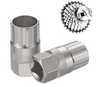 Xiciki 2-Pack Bicycle Freewheel Removal Tool for Shimano Cassette, Cassette Removal Tool Compatible with Sunrace Sram DNP 6 7 8 9 10 11 Speed