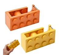 Xiciki 2 Pcs Tape Dispenser, Small Tape Dispenser, Heavy Duty Desk Organizer, Practical Tool for Office, Home Craft, School Projects and Shipping Packaging