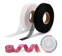 Xiciki 2 Pcs Wonder Web Hemming Tape, Wonder Web 70 Yards Iron On Adhesive Roll 2cm Wide, No Sew Fabric Fusing Strip Strong Fusible Webbing for Splicing Fabrics, Trousers, Curtains, Clothes