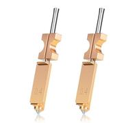 Xiciki 2PCS 0.4mm Quick-Swap Nozzle for Flashforge AD5X 3D Printer, Upgraded All-Metal Hotend Kit with Quick Detachable High Flow Printing Nozzle
