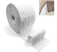 Xiciki 3 Inch Heavy Duty Pencil Pleat Curtain Header Tape, 75mm Wide White Gather Tape for DIY Curtain Making, Detachable for Blackout & Wave Curtains (10 Meters)