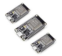 Xiciki 3 PCS ESP32 Development Board USB Type C, 2.4GHz Dual Mode WiFi+Bluetooth Dual Core Microcontroller for Arduino IDE, Support MicroPython, NodeMCU, AP/STA/AP+STA, CP2102 Chip