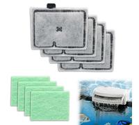 Xiciki 4 Pcs CF1 Filter Service Kit, Compatible with Interpet CF1 Internal Cartridge Filters, Fish Tank Filter Cartridges and Algaway Pads for Fish Tank and Aquarium Maintenance