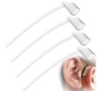 Xiciki 4 Pcs Hearing Aid Sport Lock for Oticon 85db, Secure Fit Hearing Aid Retention Locks & Bracelet Clip for Active Use, Running & Exercise Accessories