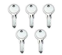 Xiciki 5PCS UPVC Window Keys Replacement Universal Window Lock Keys Compatible with Yale Key