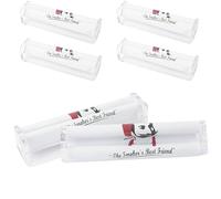 Xiciki 6 PCS Cigarette Roller 78mm, Plastic Cigarette Rolling Machine, Tobacco Manual Maker Roller for Making Cigarettes, Roller Maker Accessories