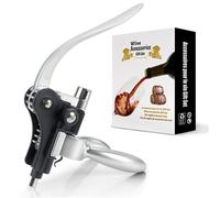 Xiciki Corkscrew, Wine Bottle Opener, Manual Hand Corkscrew with Rabbit Shaped Lever Pump & Non-Stick Screw, Zinc Alloy Ergonomic Design for Easy Bottle Opening, for Home, Bar & Hotel Use