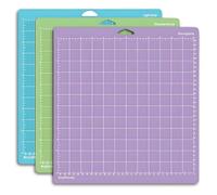 Xiciki Cutting Mat for Cricut Joy Xtra Cutting Machine, Variety Grip Mats (12"x12") in Blue, Green, Purple, Perfect for Cricut Vinyl(StandardGrip, LightGrip, StrongGrip)