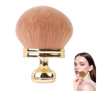 Xiciki Fake Tan Brush, Extra Large Self Tanning & Body Makeup Kabuki Brush for Streak-Free Application on Face, Body and Back, Professional Oval Blending Tool for Bronzer and Sunscreen (Gold)