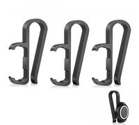 Xiciki Pack of 3 Ooono Sun Visor Holder for Ooono Co-Driver No1 No2, Holder for Ooono 2 Car Universal Mount for Radar Detector Flash Warning Car, Black