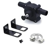 Xiciki Portable Drill Pump, Self-Priming Electric Transfer Pump for Water and Oil, Hand Drill Powered Water Pump for Quick Fluid Removal, DIY Gardening Emergency