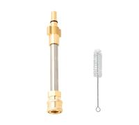 Xiciki Pressure Washer Accessories, Snow Foam Lance Adaptor with Brush, 1/4'' Quick Connect Pressure Washer Adapter, Pressure Washer Accessories for Bosch AQT, Gutter Cleaner