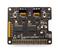 XICOOLEE Dual-CH,Can Bus Expansion HAT for Raspberry Pi, with 2-Channel CAN Interface Communication, Dual Chips MCP2515 and ATA6561