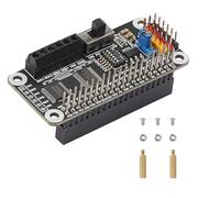 XICOOLEE Motor and Servo Driver HAT for Raspberry Pi Zero/Zero W/Zero WH/2B/3B/3B+/4B, Adopting Dual Chips PCA9685+TB6612, Drive Two DC Motors