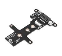 Xicoolee PCIe to M.2 HAT B Adapter Board - Raspberry Pi 5 Compatible, Supports NVMe SSD Booting, Gen2 & Gen3, M.2 M Key SSD Sizes 2230/2242/2260/2280, Enhanced Airflow & Power Indicators