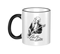 XICPYOADK Neil Rock Band Young Ceramic Mug 330ml - Music Band Coffee Cup, Rock Artist Merchandise, Tea & Hot Drink Mug, Gift for Fans, Office Desk Cup, Pop Culture Collectible