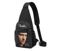 XICPYOADK Phil singer Collins Casual Crossbody Chest Bag - Lightweight Sling Shoulder Bag for Men Women, Travel Daypack, Adjustable Strap, Everyday Streetwear Accessory, Gift for Music Fans