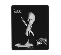 XICPYOADK Phil singer Collins Rubber Edge Mouse Mat Multiple Sizes - Non-Slip Gaming Mouse Pad, Stitched Edges Desk Mat for Office, PC & Laptop, Home Workspace Accessories 10 x 12 inch