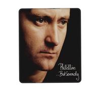 XICPYOADK Phil singer Collins Rubber Edge Mouse Mat Multiple Sizes - Non-Slip Gaming Mouse Pad, Stitched Edges Desk Mat for Office, PC & Laptop, Home Workspace Accessories 10 x 12 inch