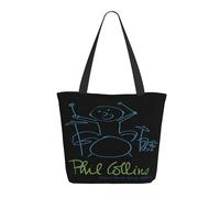 XICPYOADK Phil Singer Collins Women’s Tote Bag - Stylish Shopping Handbag, Reusable Grocery Bag, Casual Everyday Shoulder Bag, Gift For Her, Fashion Accessories