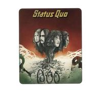 XICPYOADK Status Rock Band Quo Multi-Size Rubber Stitched Edge Mouse Mat - Non-Slip Gaming & Office Mouse Pad, Durable Desk Accessory, Gift for Rock Band Fans, Home & Work Use 10 x 12 inch