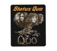 XICPYOADK Status Rock Band Quo Multi-Size Rubber Stitched Edge Mouse Mat - Non-Slip Gaming & Office Mouse Pad, Durable Desk Accessory, Gift for Rock Band Fans, Home & Work Use 8.3 x 10.3 in