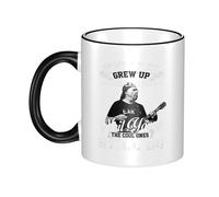 XICPYOADK Young Rock Band Neil Crazy Horse Ceramic Mug 330ml - Music Band Coffee Cup, Rock Artist Merchandise, Tea & Hot Drink Mug, Gift for Fans, Office Desk Cup, Pop Culture Collectible
