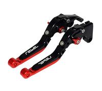 XIDAODIT Motorcycle Folding Extendable Adjustable Clutch Brake Levers for CMX 500 Rebel500 Rebel300 CMX300 2017-2022(Red)