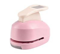 Xidase eprowe , Stamp Punch, Paper Punch, Edge Cutting Tool, Scrapbooking Tool, Fluid Trigger Mechanism, Clean Cut, Pink