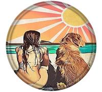 Xiddxu Metal Round Tin Sign and They Lived Happily Ever After Artwork Signs for Home Novelty Metal Tin Signs Retro Plate Desserts Shop Cafe Decor Farmhouse Sign 12x12 Inch