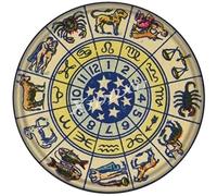 Xiddxu Metal Round Tin Sign Zodiac Astrology Vintage Kitchen Signs Wall Decor Metal Signs Funny Tin Signs Metal Wall Plate Decorations Art Poster Outdoor Signs Man Cave Bar 12x12 Inch