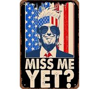 Xiddxu Miss me Yet Poster Valentine Vintage Metal Tin Sign Mens Womens Decorative Aluminum Signs Bar Restaurant Cafe Bar 6x8inch