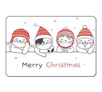 Xiddxu Retro Metal Tin Sign 5.5 X 8 Inches Merry Christmas Winter Cute Cats Kitties Kittens Wearing Hats Home Decoration Art Poster Metal Sign Tin Painting Novelty Wall Art Decorative Crafts