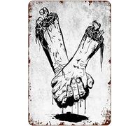 Xiddxu Vintage Tin Sign Metal Plaque Till Death Do Us Part Metal Sign Retro Wall Decor for Home Hotel Cafes Sign Gift 8x12 Inch