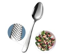 Xideman® 12-Piece Premium Hammered Dessert Spoons (6.7 inch), 18/10 Stainless Steel Table Spoon Set, Useful Medium Dining Spoons Cutlery for Home, Kitchen, Restaurant, Dishwasher Safe (Silver)